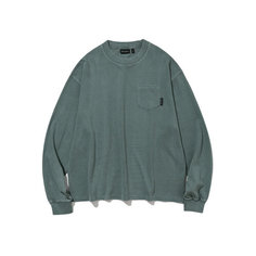 Лонгслив Uniform Bridge DYEING POCKET L/S, размер L, , зеленый