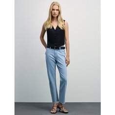 Джинсы зауженные Zarina slim, размер 2XS (RU 40)/170, светлый индиго