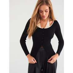 Джемпер Vittoria Vicci, размер ONE SIZE, , черный