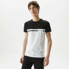 Футболка LACOSTE, размер T2, белый/черный