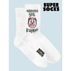 Носки Super socks, размер 35-40, белый