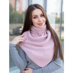 Шарф FOMAS для женщин,106х61 см, one size, пудра