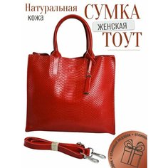Сумка тоут , красный Нет бренда