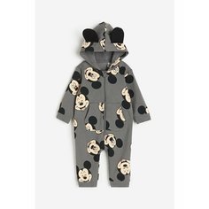 Комбинезон H&M Disney, открытая стопа, размер 68, серый