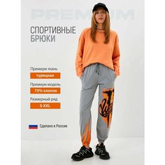 Брюки спортивные BLACKSI, размер L, серый