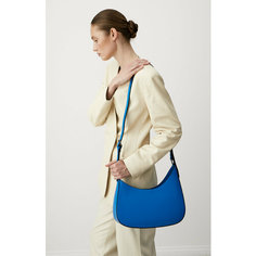 Сумка багет Aprell, фактура гладкая, голубой