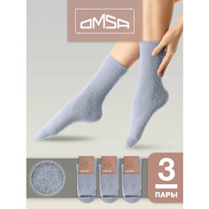 Носки Omsa OMSA COMFORT, комплект, 3 пары, размер 39-41, grigio