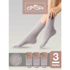 Носки Omsa OMSA COMFORT, комплект, 3 пары, размер 39-41, cappuccino