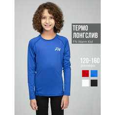 Термобелье верх FN Warm Kid рашгард детский, размер 130, синий ФН