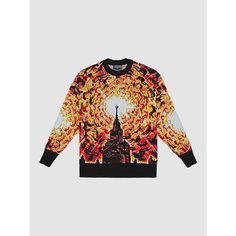 Свитер Антон Лисин Высотка, размер L-XL, , оранжевый