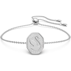 Браслет-цепочка SWAROVSKI, кристаллы Swarovski, размер 24 см, серебро
