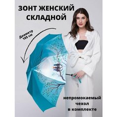 Мини-зонт GALAXY OF UMBRELLAS, голубой