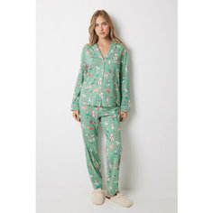 Пижама WomenSecret, размер M, темно-зеленый