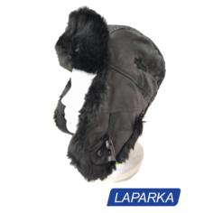 Шапка ушанка Laparka LAPPI для мужчин и женщин, размер XL, черный (200)