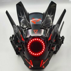 Маска киберпанка для косплея, прохладный черный шлем женщины, мужчины Marvel