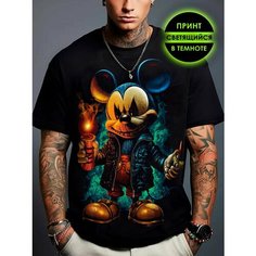 Футболка Romax Tex Микки, размер 58, черный