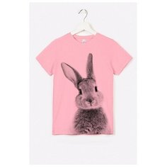 Футболка Happyfox Для девочек, размер 13-14/158, черный/разноцветный