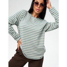 Лонгслив Emotion Day, размер 46, , зеленый, белый