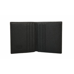 Портмоне Petek 1855, фактура матовая, черный, матовый, с белой строчкой