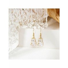 Серьги, белый/золотистый be Self True Jewel