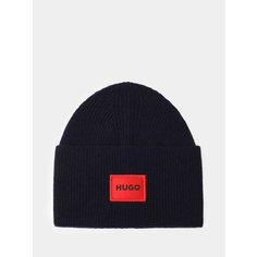 Шапка HUGO для мужчин, размер OneSize, синий
