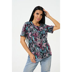 Футболка Шаrliзе женская больших размеров, размер 62, розовый, зеленый Sharlize