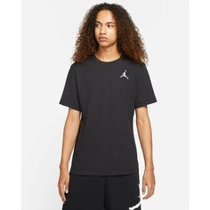 Футболка NIKE Jumpman Embroidered Crew, размер 46-48, черный