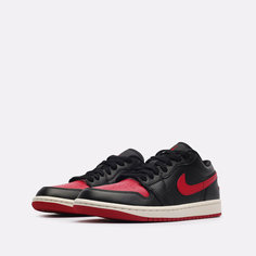 Кроссовки Jordan Air Jordan WMNS 1 Low, размер 8,5 US 40 EUR 25.5 CM, черно-красный