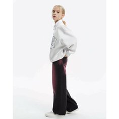 Джинсы Gloria Jeans GJ COOL, размер 10-11л/146 (36), черный/розовый