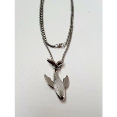 Колье ( Verba ), длина 70 см, серебряный