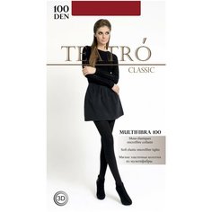 Колготки TEATRO Multifibra, 100 den, размер 3, черный