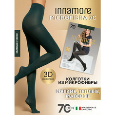 Колготки Innamore Microfibra, 70 den, профилактический класс компресии, размер 3, verde