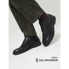 Ботинки дерби Salamander, размер 40, черный
