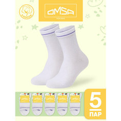 Носки Omsa 5 пар, размер 35/38, , белый