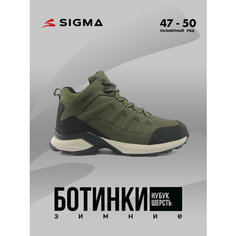 Кроссовки SIGMA, полнота 6 (RU)/ на среднюю стопу, размер 50, хаки