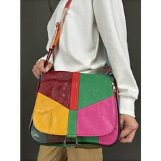 Сумка кросс-боди , фактура гладкая, мультиколор Unvers Leather Istanbul