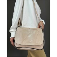 Сумка кросс-боди , фактура гладкая, бежевый Unvers Leather Istanbul