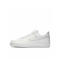 Кроссовки NIKE Air Force 1, полнота F (EU)/ на среднюю стопу, размер 7.5US 6.5UK 40.5EU 39.5RU 25.5CM, triple white