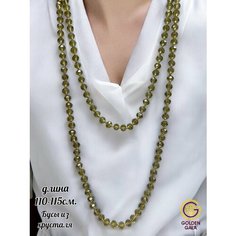 Бусы GOLDEN GALA, хрусталь, длина 112 см