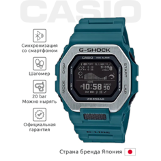 Наручные часы CASIO G-Shock, черный/серебряный/голубой