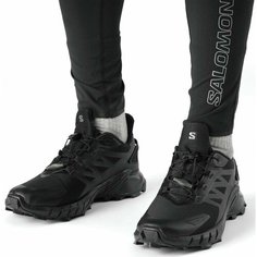 Кроссовки Salomon SUPERCROSS 4 GTX, размер 10,5 UK, black/black/black