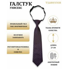 Галстук Tsarevich, фиолетовый