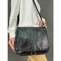 Сумка кросс-боди , фактура гладкая, черный Unvers Leather Istanbul