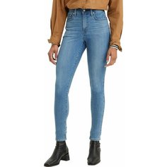 Джинсы скинни Levis 721 HIGH RISE SKINNY, размер W25/L30, голубой Levis®