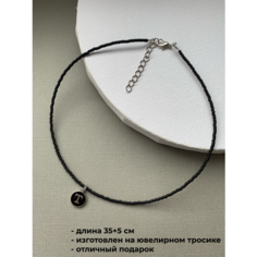 Чокер SIDORINA SOFIA ACCESSORIES, бисер, длина 35 см, черный