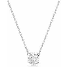 Колье SWAROVSKI, кристаллы Swarovski, серебристый