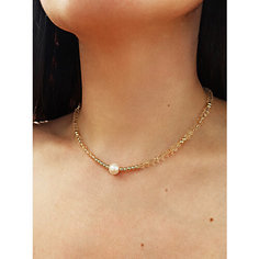Чокер JEWELRY A VENTO, цитрин, длина 35 см, желтый