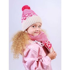 Шапка FOMAS для девочек, размер 48-50, розовый