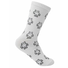 Носки Yes!Socks, размер 40/45, белый/серый