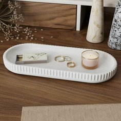 Подставка для украшений MUSKO, 11х2.4х26 см, , белый